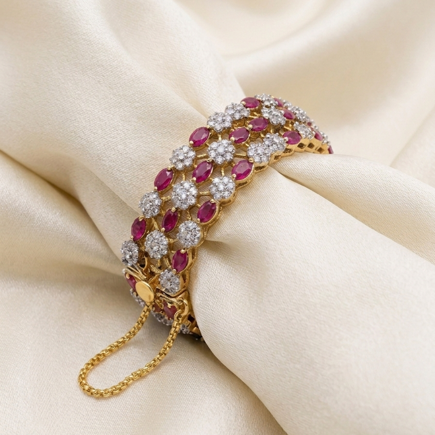 Crimson Fuchsia Bangle