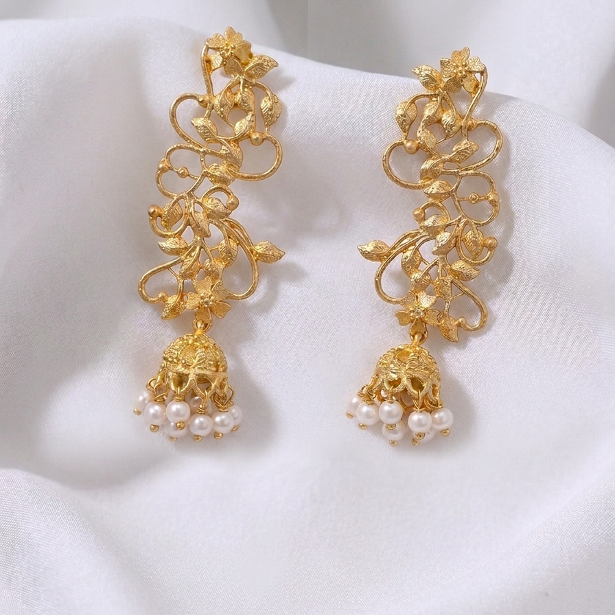 Vine Jhumka Earings