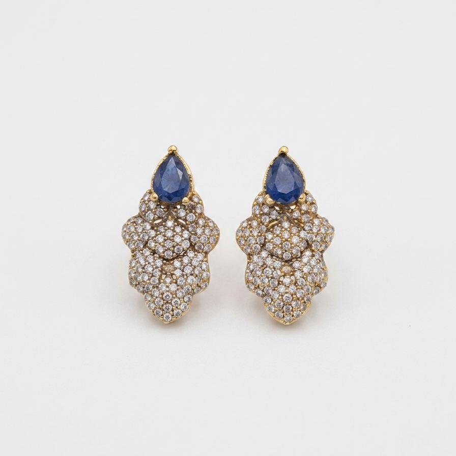 Sapphire Petal Drops