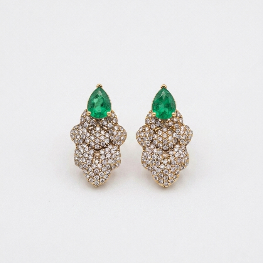 Emerald Petal Drops