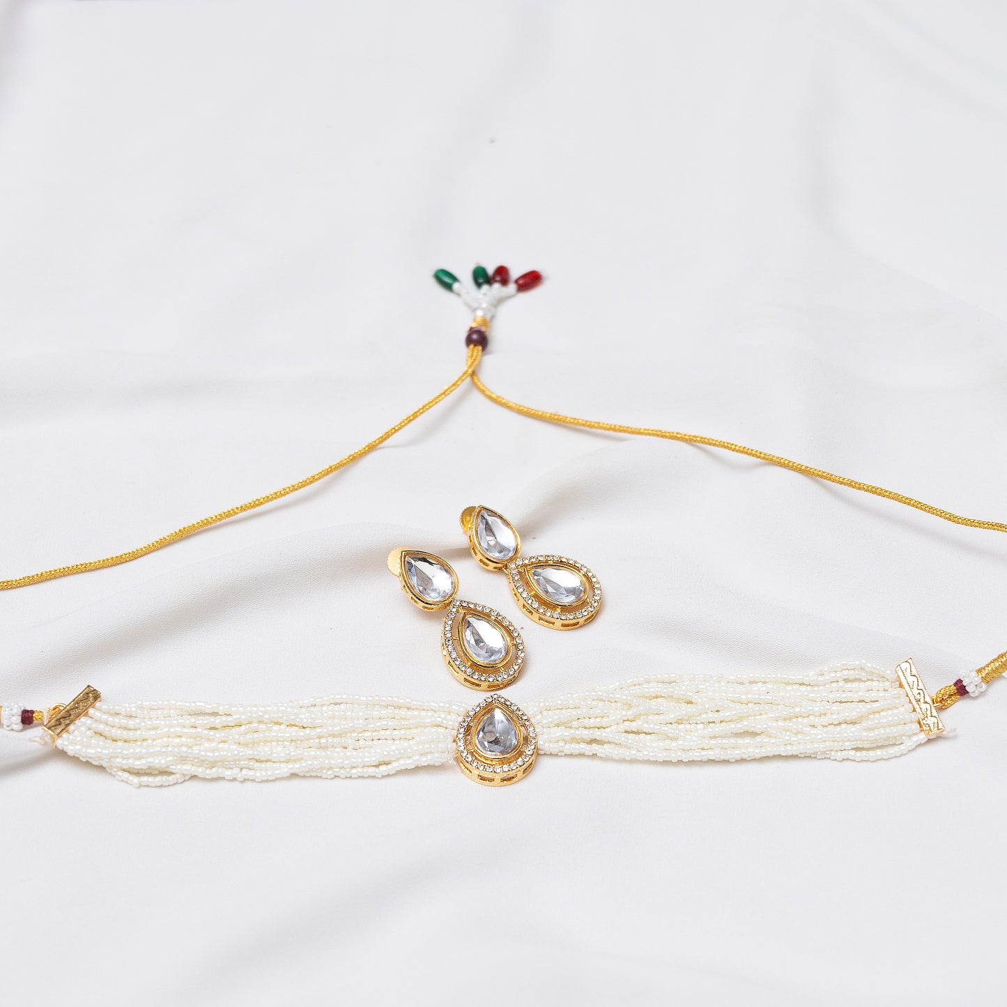 Tear Drop Sheesha Kundan