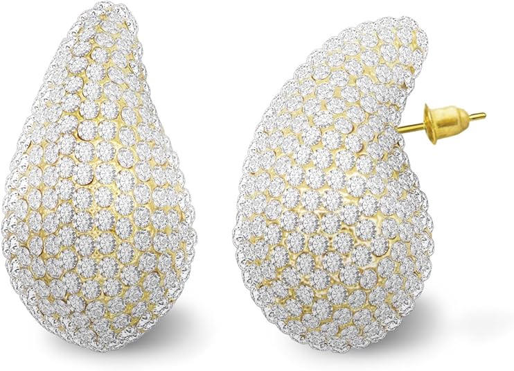 Tear Drop - Gold Zirconia