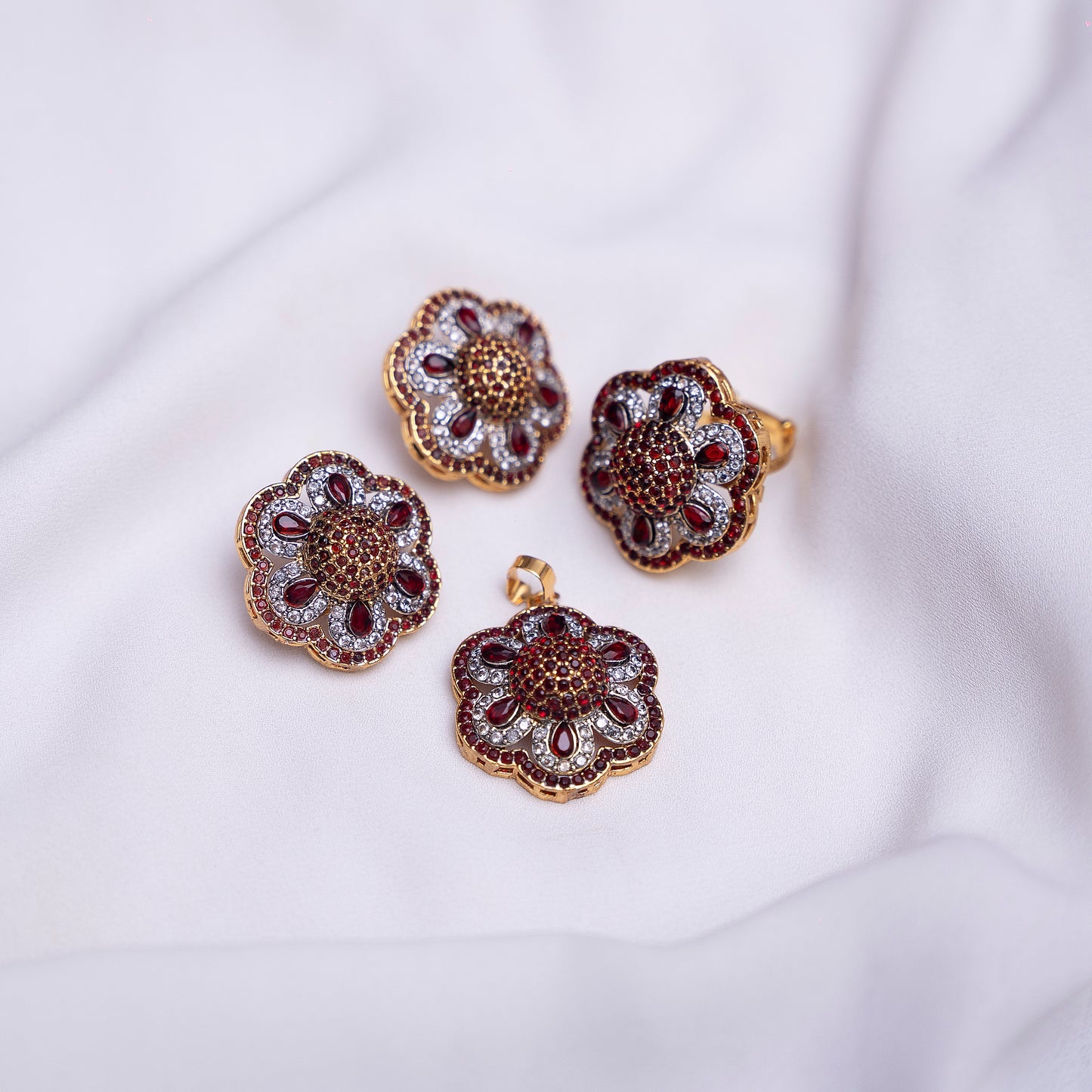 Ruby Tear with Ring