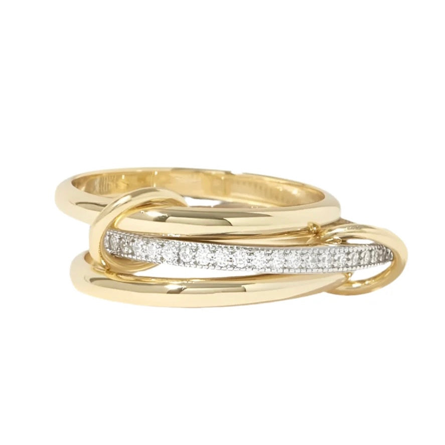 Linked Lana Spinner Ring
