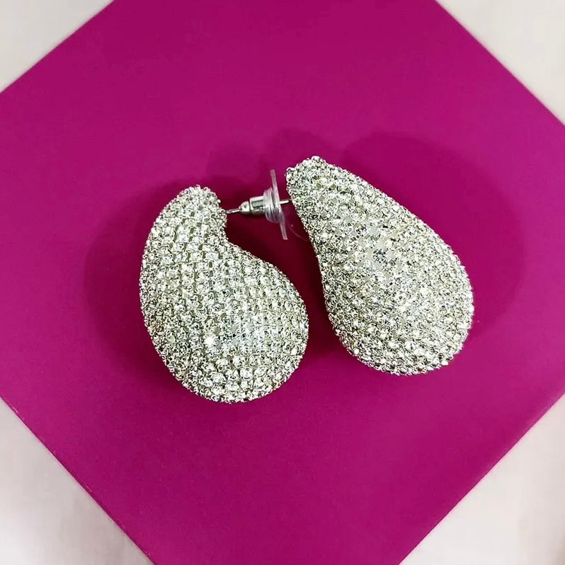 Tear Drop - Silver Zirconia