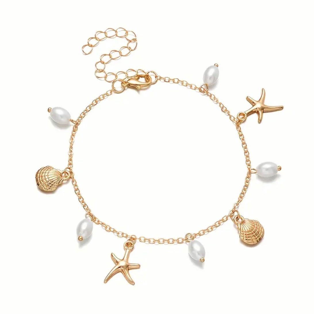 Seashore Charm Anklet