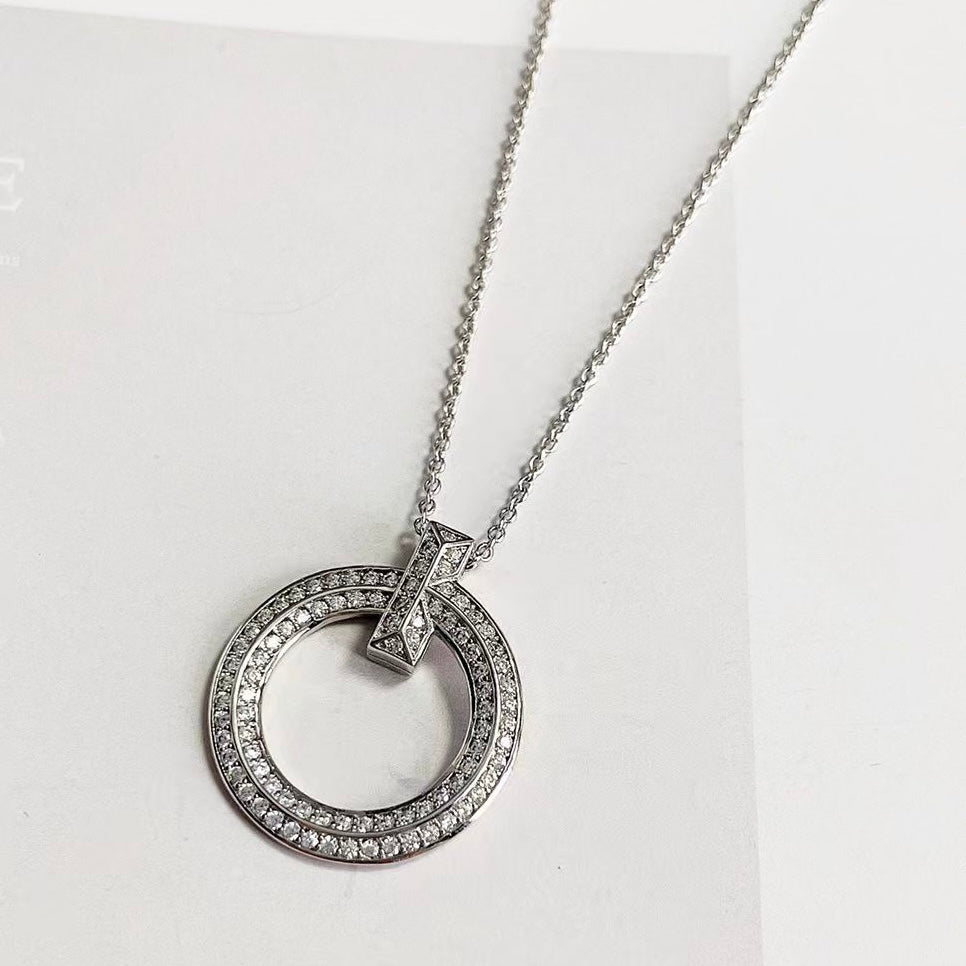 T Stone Pendant Set