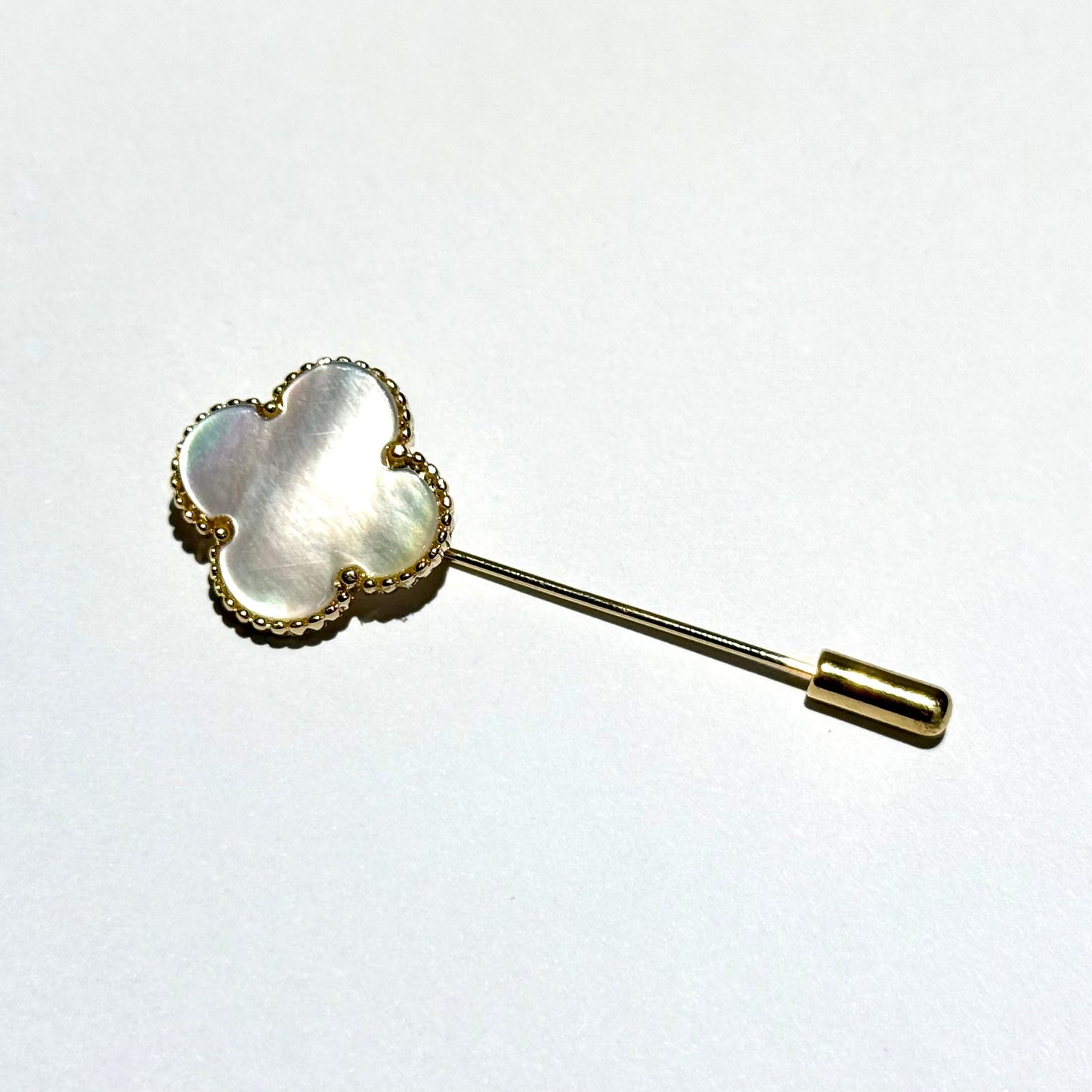 Motif Pearl Lapel Pin