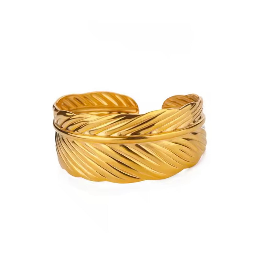 Gold Leaf Bangle