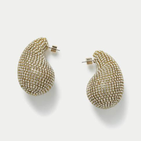 Tear Drop - Gold Zirconia
