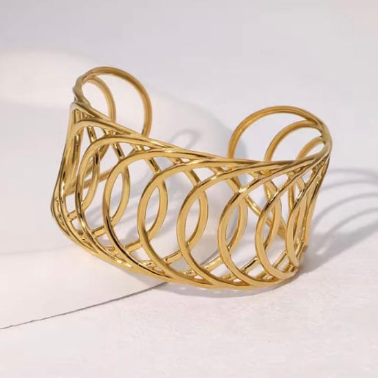 Gold Loop Bangle