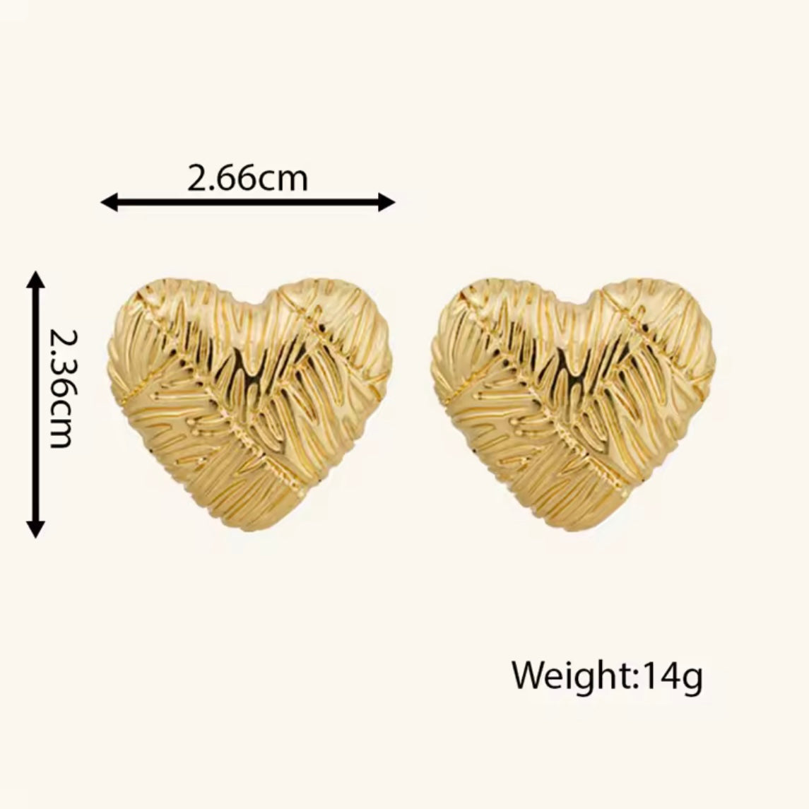 Heart carved