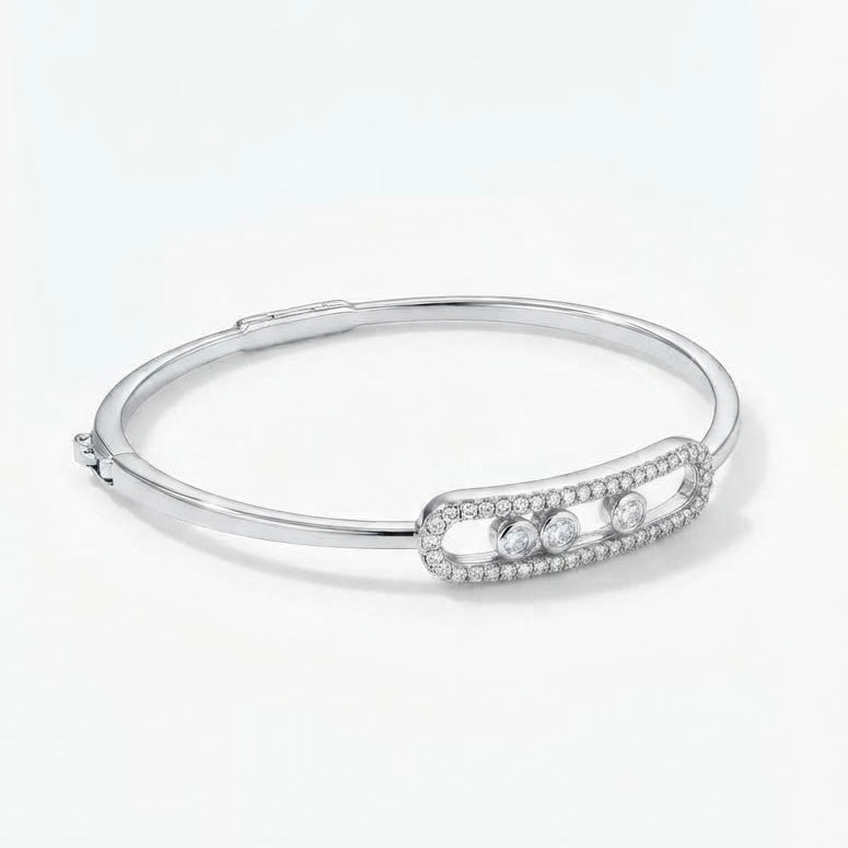 Move Bangle Pure Silver