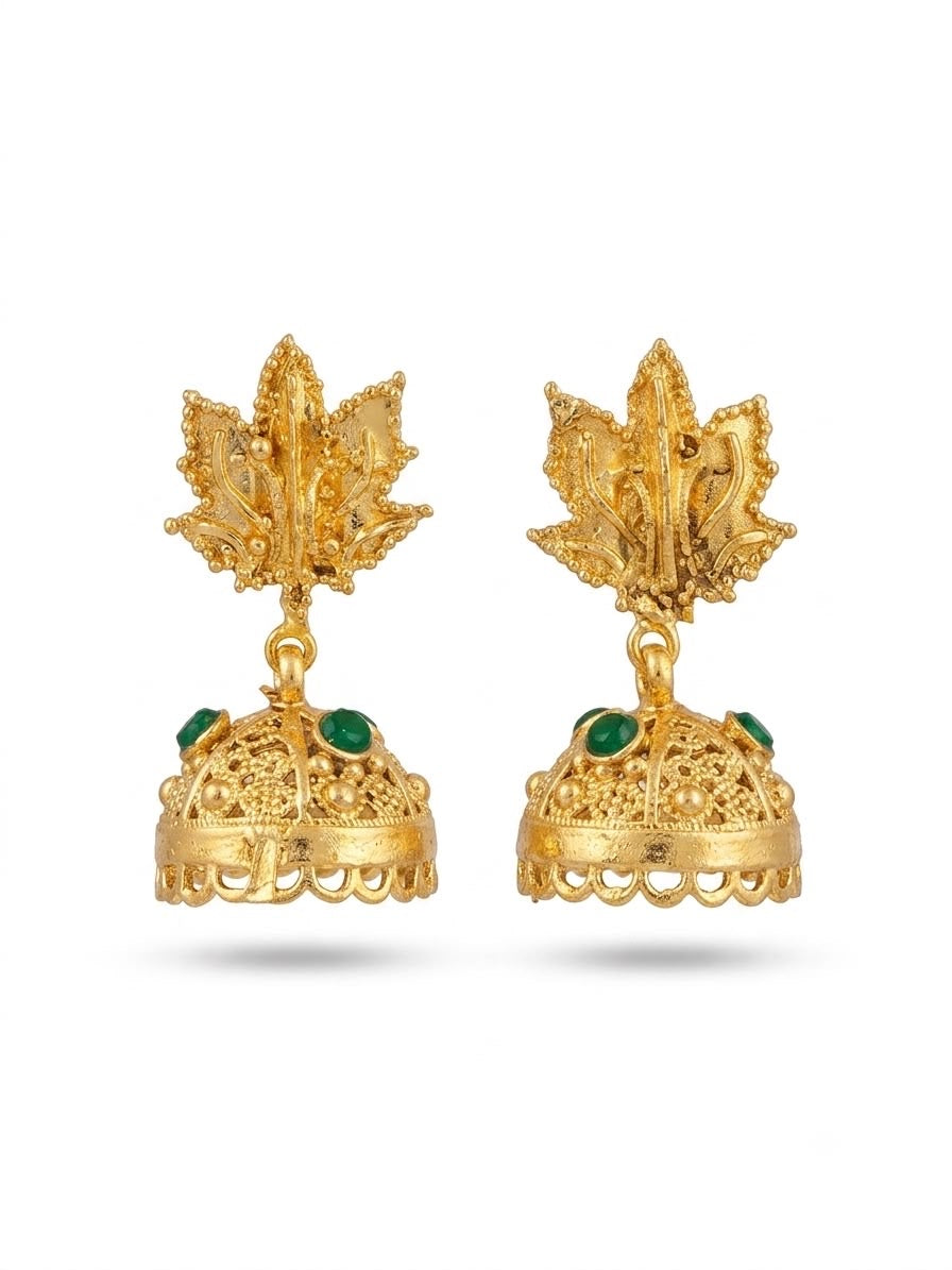 Sabz Leaf Jhumki
