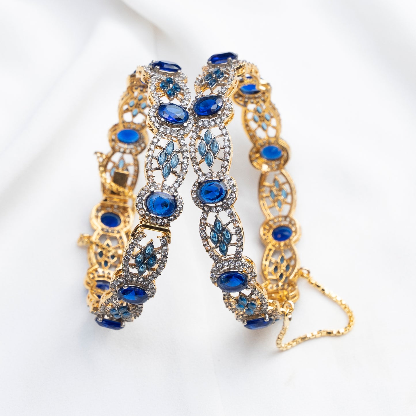 Sapphire Luxe Bangles