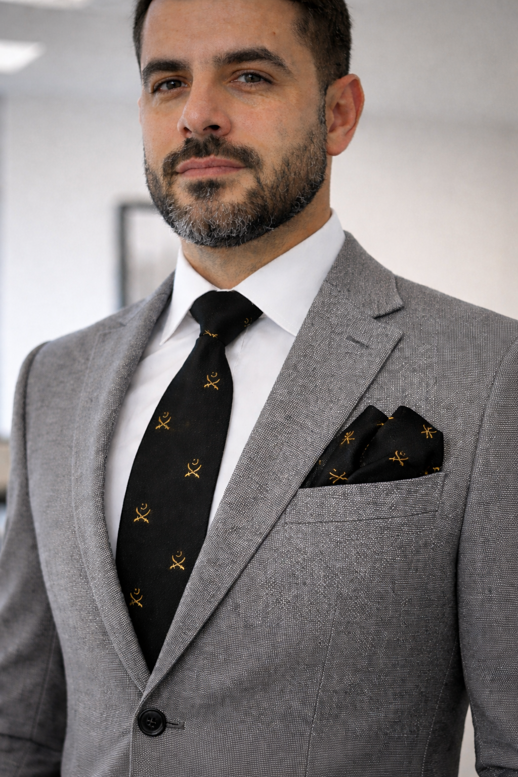 Peace Valor Pocket Square