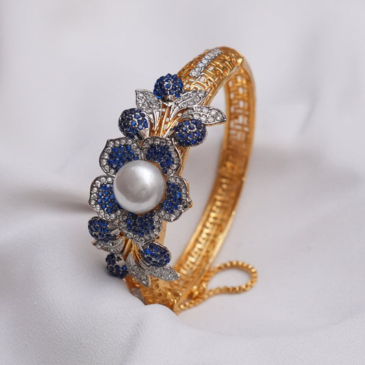 3D Floral Sapphire