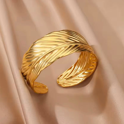 Gold Leaf Bangle