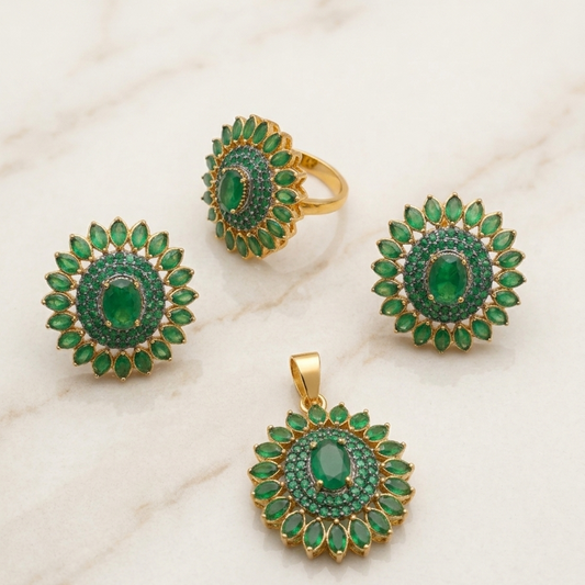 Emerald Rosette