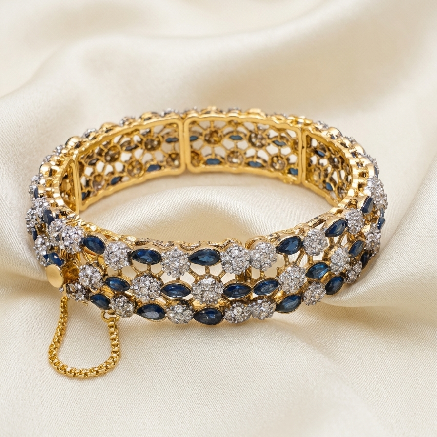 Crimson Sapphire Bangle