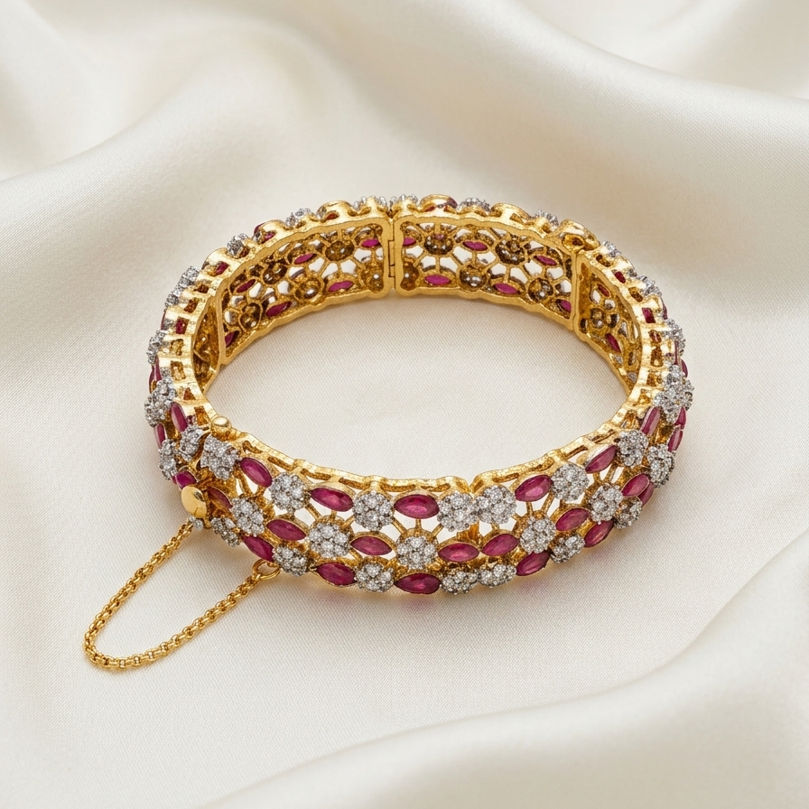 Crimson Fuchsia Bangle