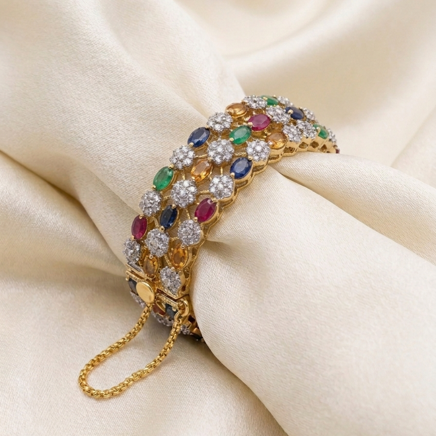 Crimson Multi Bangle