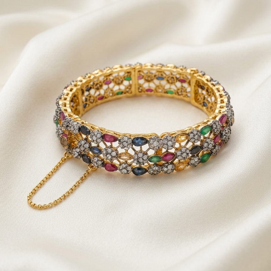 Crimson Multi Bangle