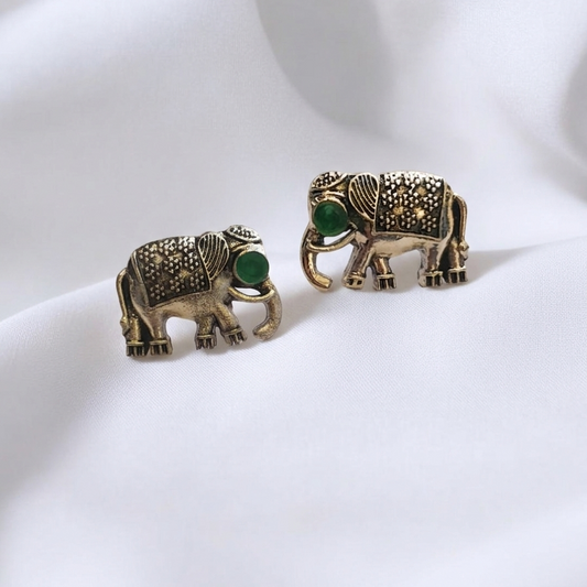 Emerald Hathi Studs