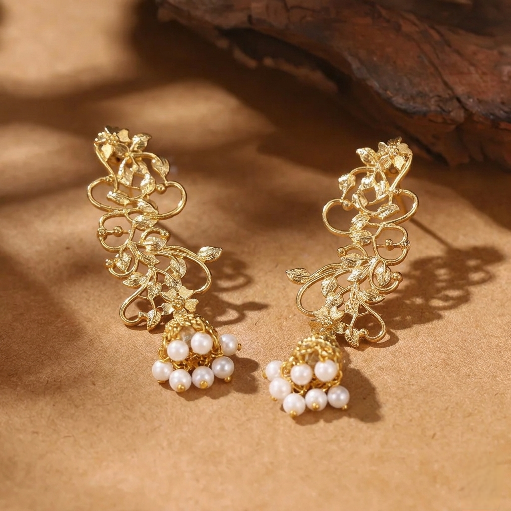 Vine Jhumka Earings