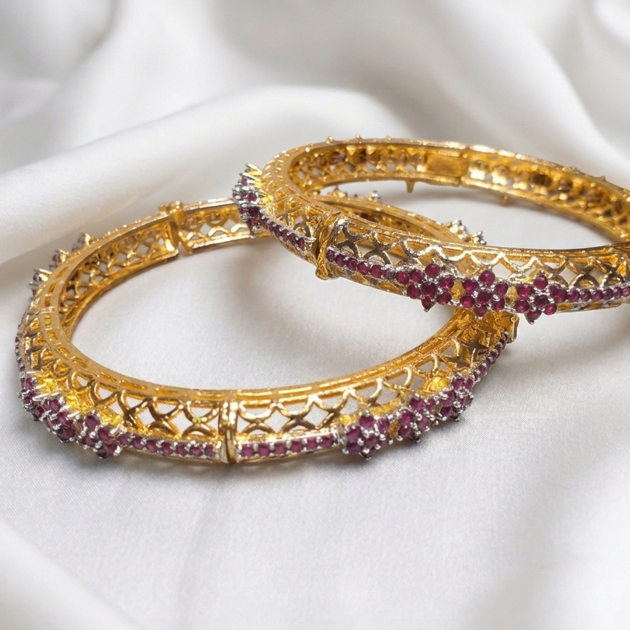 Fuchsia Vine Bangle