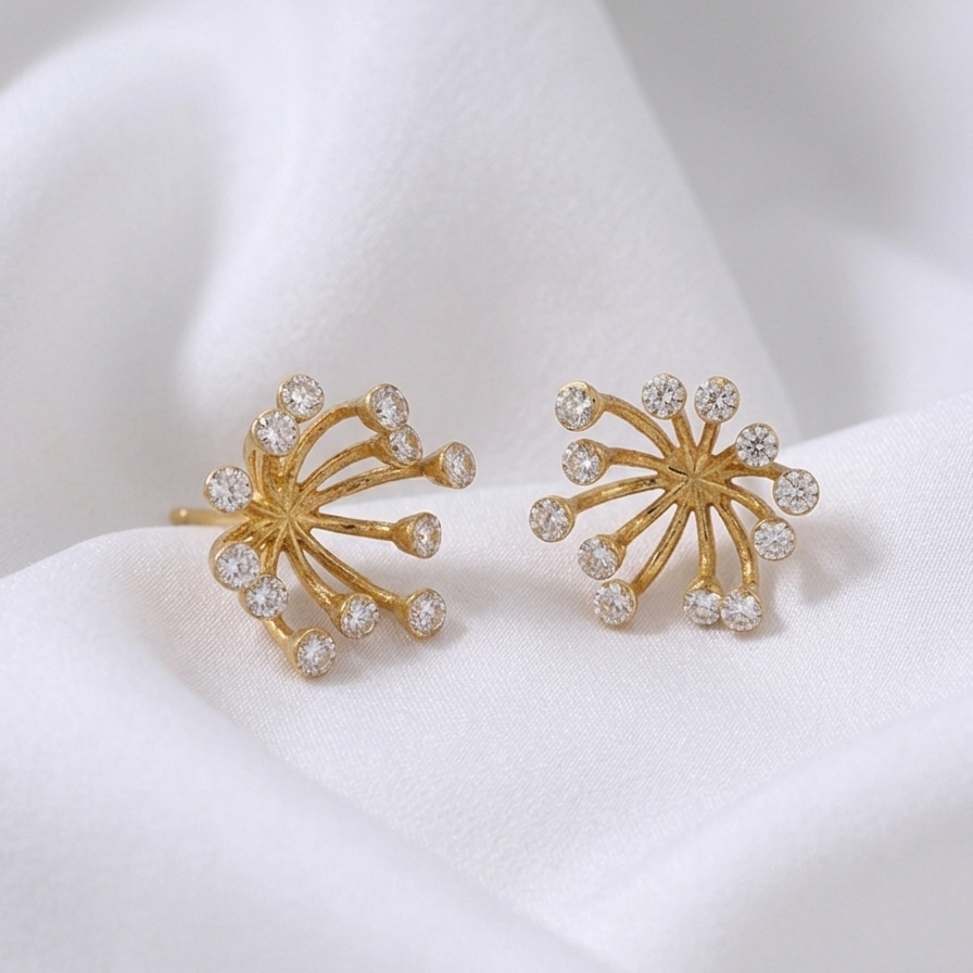 Crystal Pollen Studs