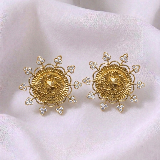 Crystal Wreath Stud