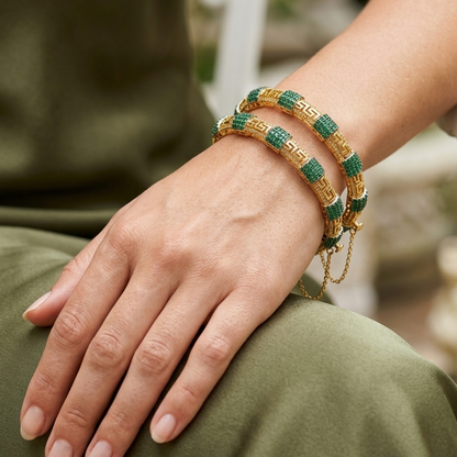 Emerald Imperial Bangle