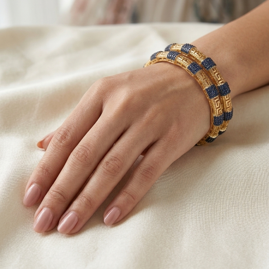 Sapphire Imperial Bangle