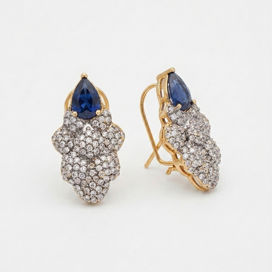 Sapphire Petal Drops