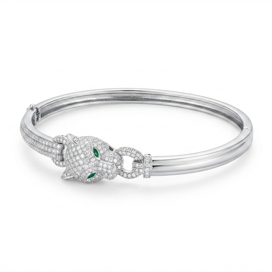 Monarch Bangle Silver