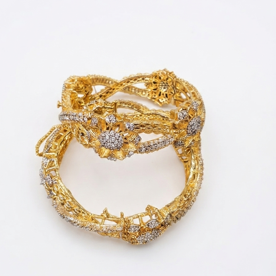 Champagne Filigree Bangle