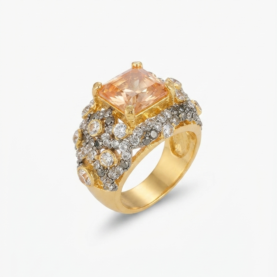 Champagne Empress Ring
