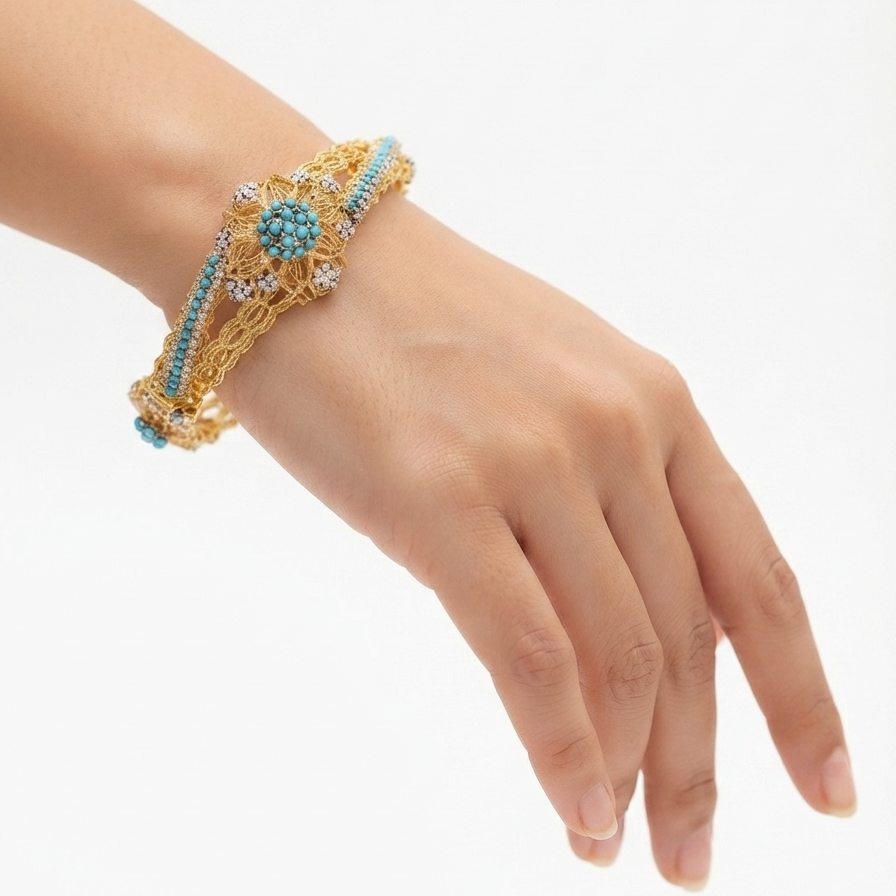 Feroza Filigree Bangle
