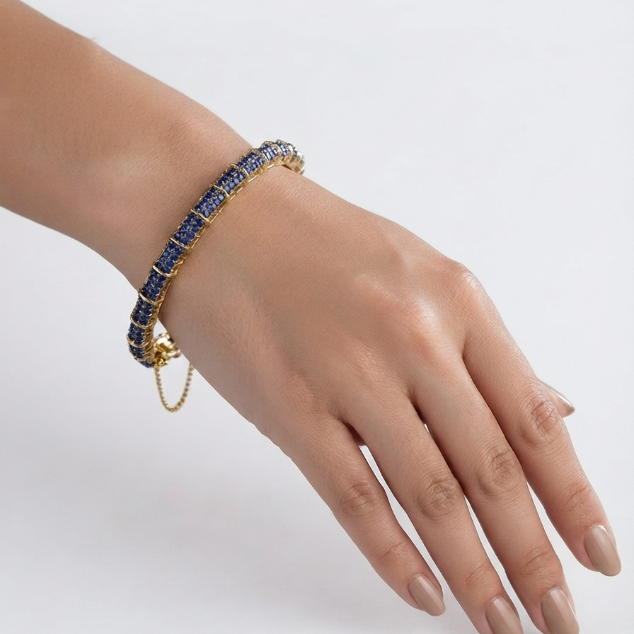 Gild Sapphire Bangle