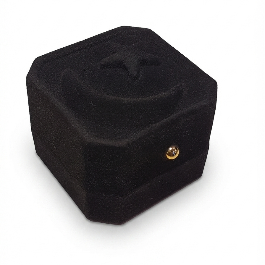 Velvet Cresent Box