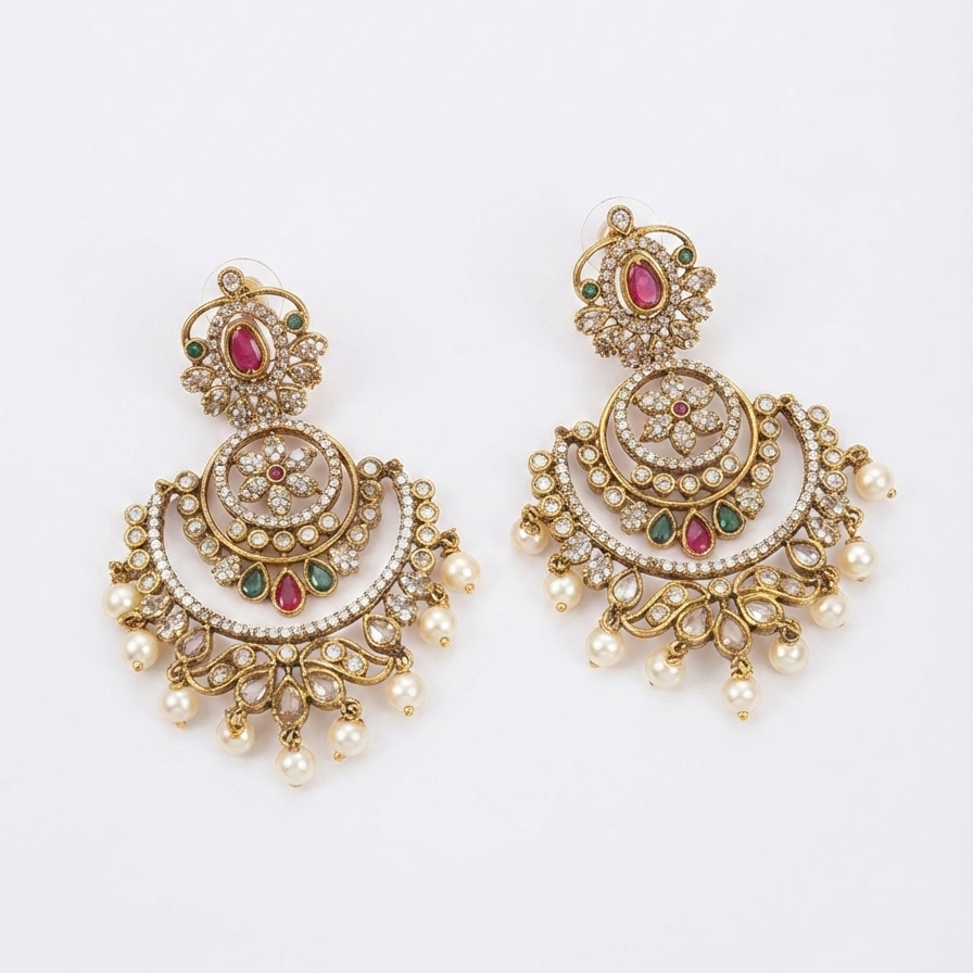 Taj Phool Earings