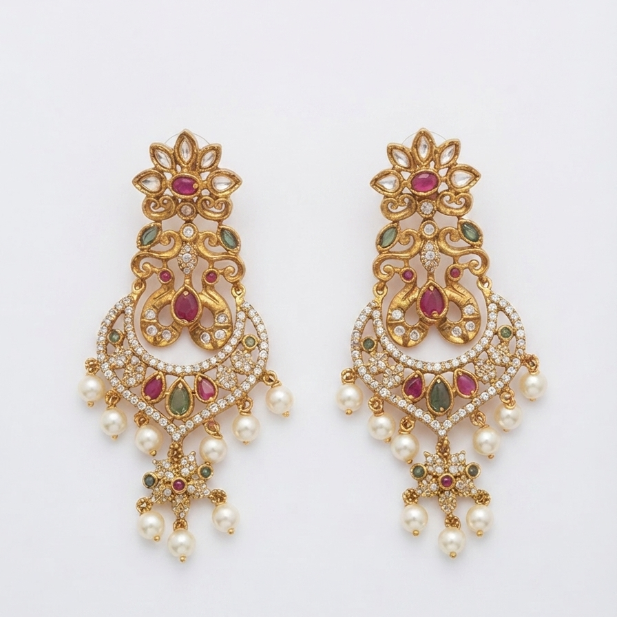 Mayurika Peacock Earings