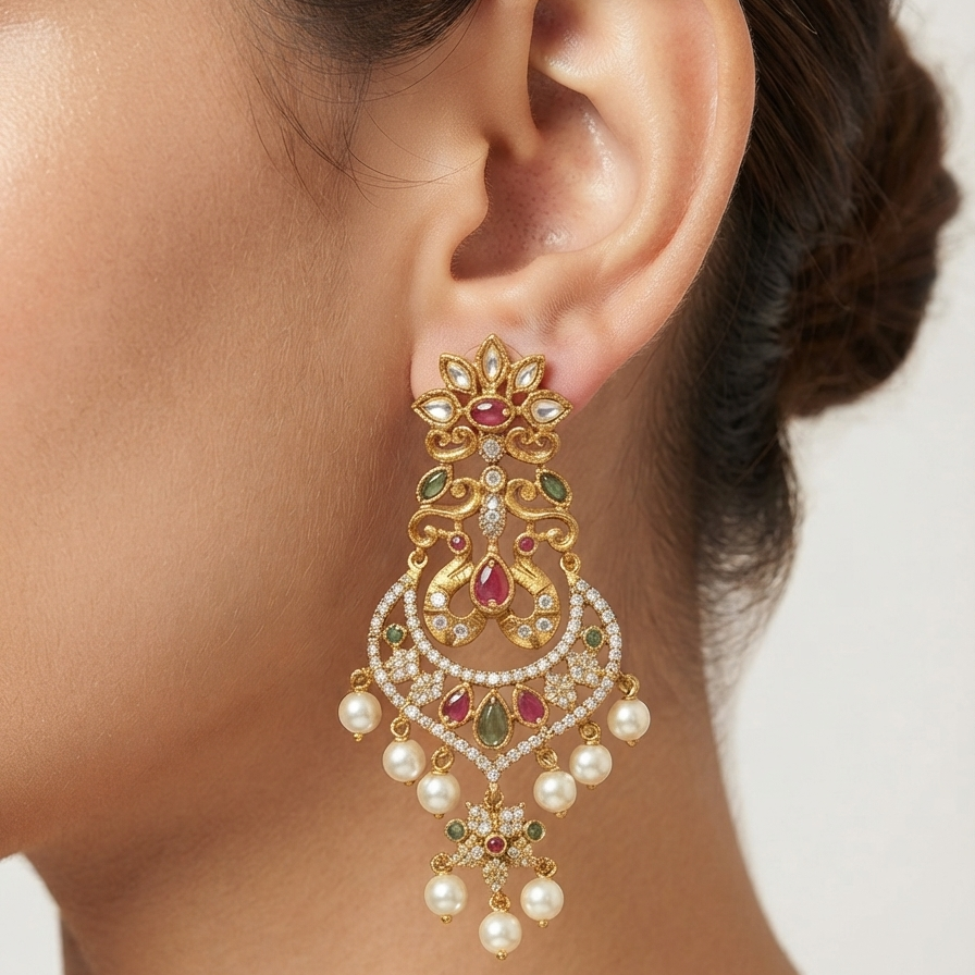 Mayurika Peacock Earings