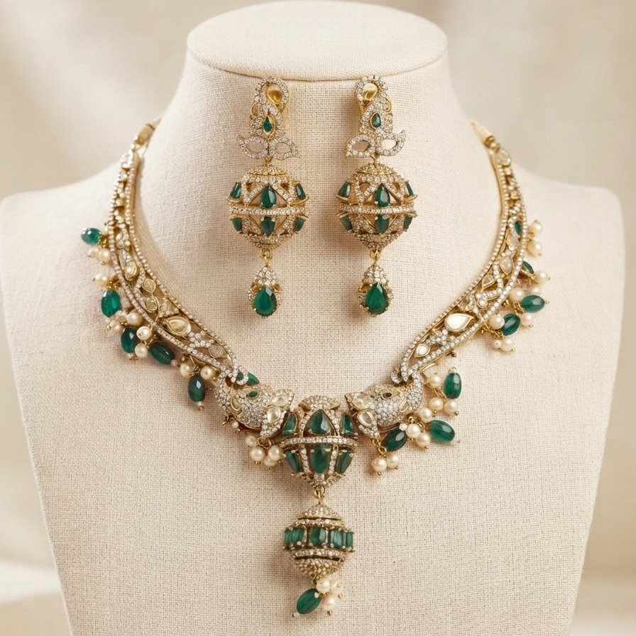 Hathi Mehal Set -Emerald