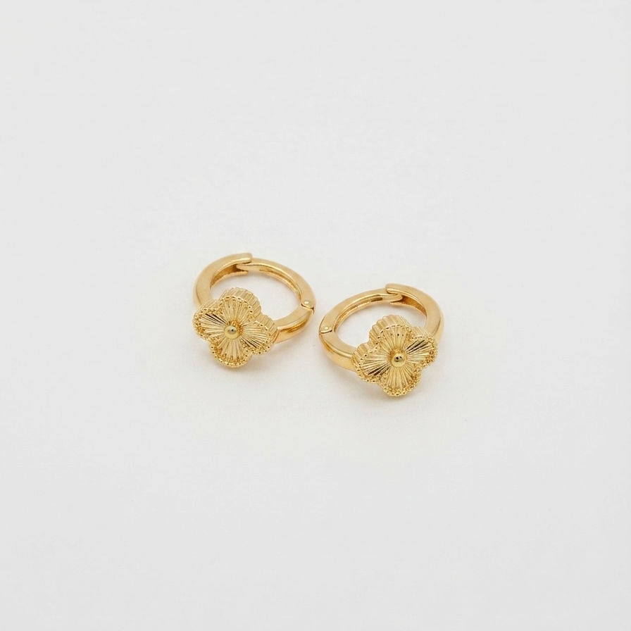 Golden Motif Hoops