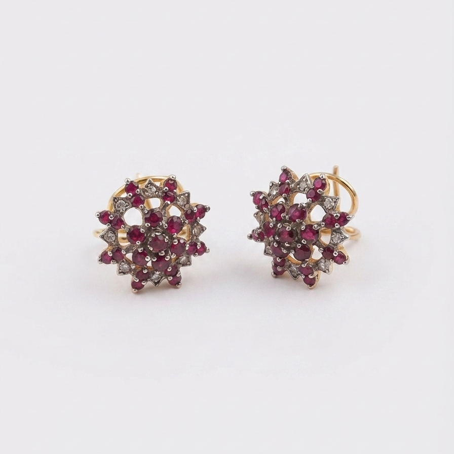 Ruby Starlet Studs