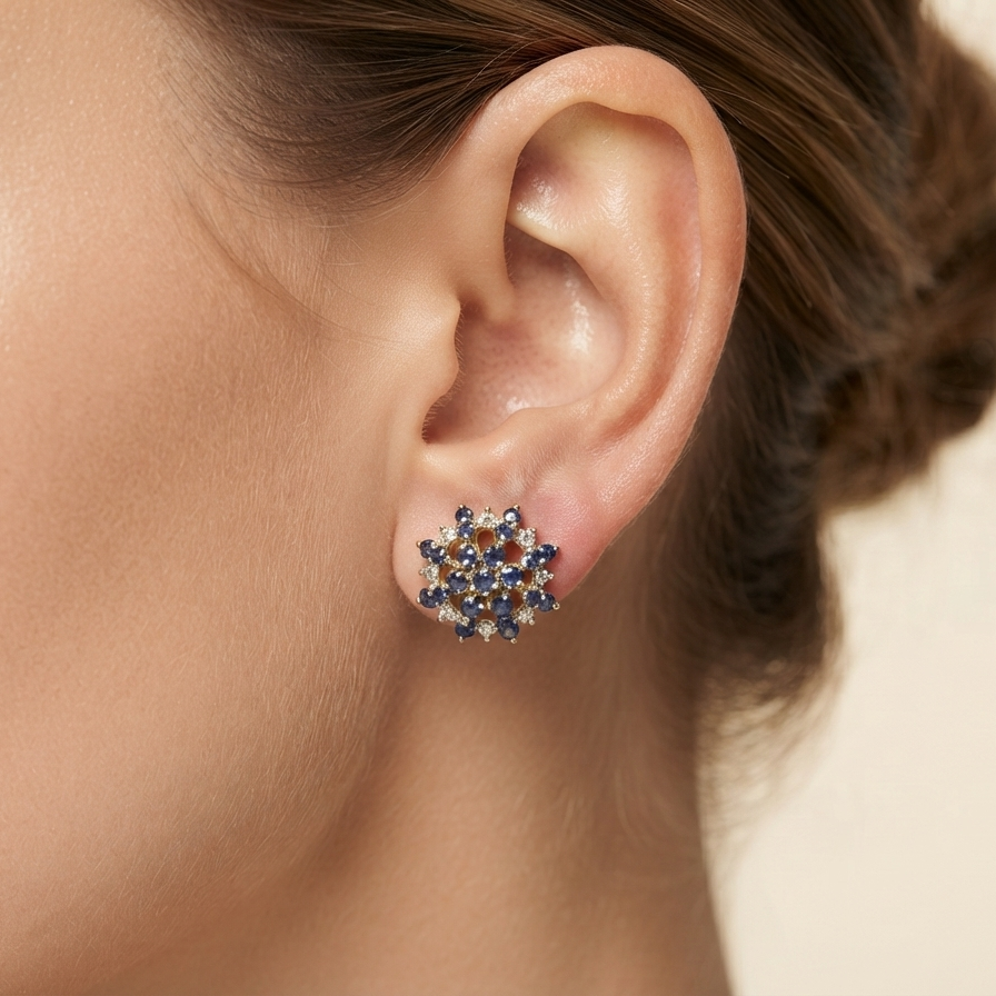 Sapphire Starlet Studs