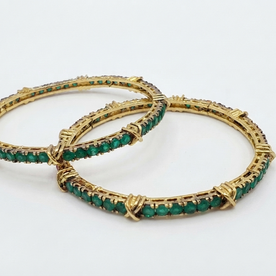 Emerald Rosewood Bangle
