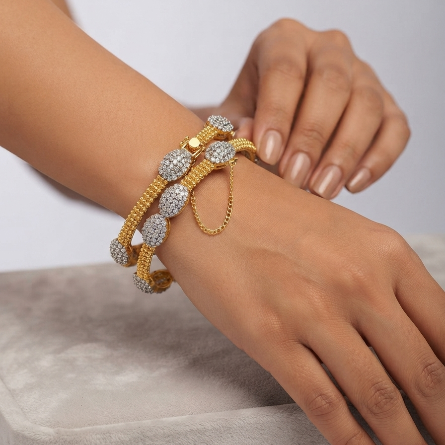 Zircon Solstice Bangle